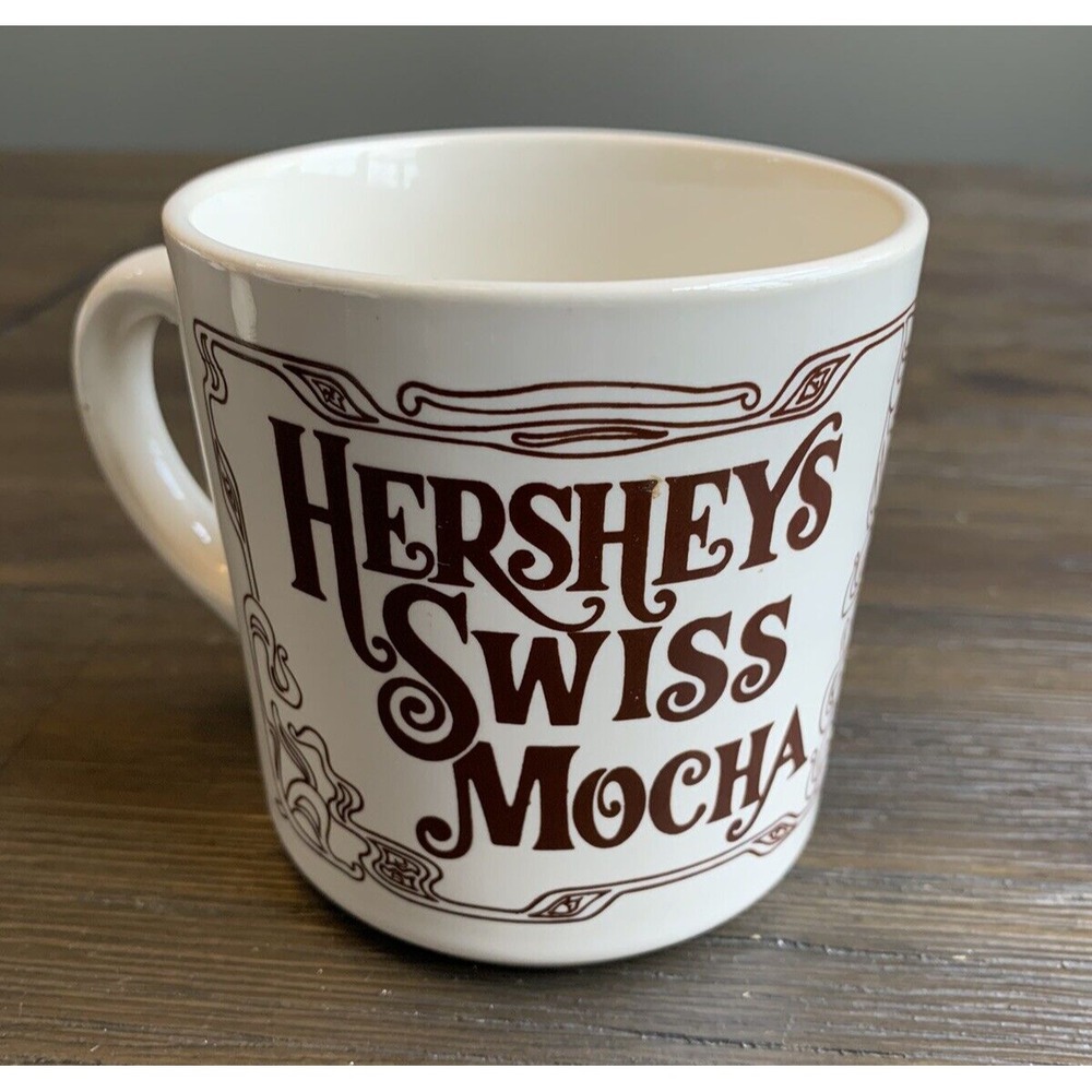 Vintage Hershey's Swiss Mocha Recipe Coffee Cocoa Tea Mug Ceramic